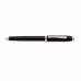 Cross Townsend Black Laquer Ball Pen w/ Rhd.Appnmt.